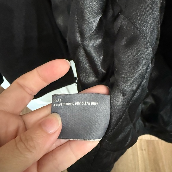 PERRY ELLIS Portfolio Wool JACKET Full Zip Coat Mens Size Large Charcoal Gray - Picture 5 of 6